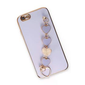 Newface iPhone 6 Esila Silikon - Lila Kılıf