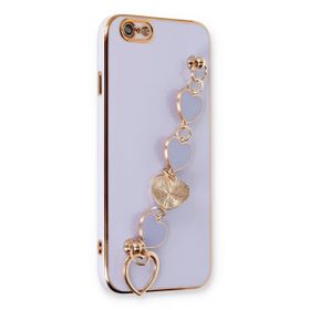 Newface iPhone 6 Esila Silikon - Lila Kılıf
