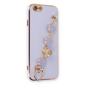 Newface iPhone 6 Esila Silikon - Lila Kılıf