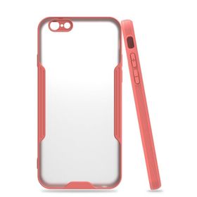 Newface iPhone 6 Platin Silikon Pembe Cep Telefonu Kılıfı