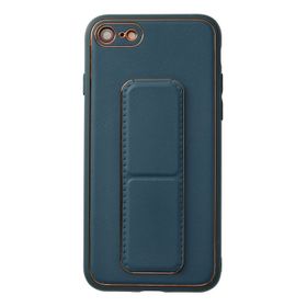 Newface iPhone 7 Coco Deri Standlı Kapak Mavi Kılıf