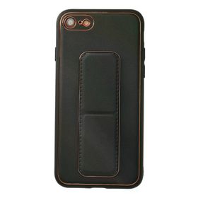Newface iPhone 7 Coco Deri Standlı Kapak Siyah Kılıf