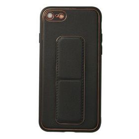 Newface iPhone 7 Coco Deri Standlı Kapak Siyah Kılıf