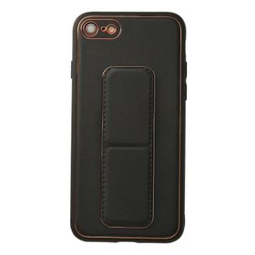 Newface iPhone 7 Coco Deri Standlı Kapak Siyah Kılıf