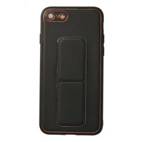 Newface iPhone 7 Coco Deri Standlı Kapak Siyah Kılıf