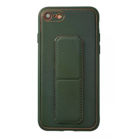 Newface iPhone 7 Coco Deri Standlı Kapak Yeşil Kılıf