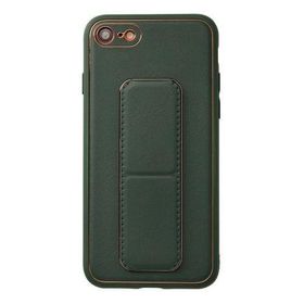 Newface iPhone 7 Coco Deri Standlı Kapak Yeşil Kılıf