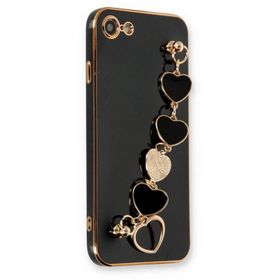 Newface iPhone 7 Esila Silikon Siyah Cep Telefonu Kılıfı