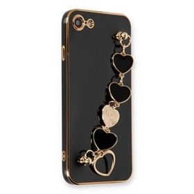 Newface iPhone 7 Esila Silikon Siyah Cep Telefonu Kılıfı