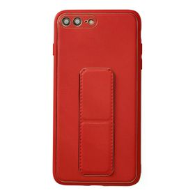 Newface iPhone 7 Plus Coco Deri Standlı Kapak Kırmızı Kılıf