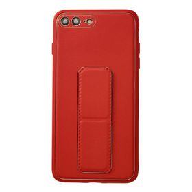 Newface iPhone 7 Plus Coco Deri Standlı Kapak Kırmızı Kılıf