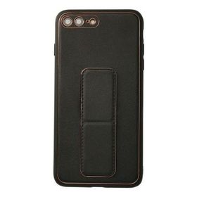 Newface iPhone 7 Plus Coco Deri Standlı Kapak Siyah Kılıf