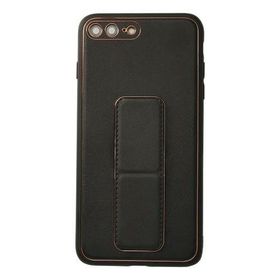 Newface iPhone 7 Plus Coco Deri Standlı Kapak Siyah Kılıf
