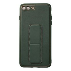 Newface iPhone 7 Plus Coco Deri Standlı Kapak Yeşil Kılıf