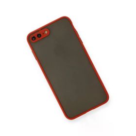Newface İphone 7 Plus Montreal Silikon Kapak Kırmızı Cep Telefonu Kılıfı