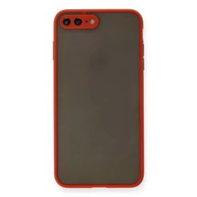Newface İphone 7 Plus Montreal Silikon Kapak Kırmızı Cep Telefonu Kılıfı