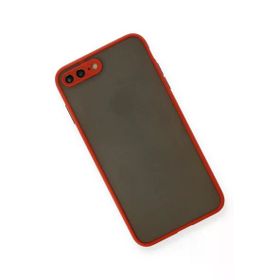 Newface İphone 7 Plus Montreal Silikon Kapak Kırmızı Cep Telefonu Kılıfı
