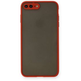 Newface İphone 7 Plus Montreal Silikon Kapak Kırmızı Cep Telefonu Kılıfı