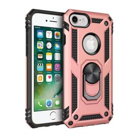 Newface iPhone 7 Sofya Yüzüklü Silikon Kapak Rose Kılıf
