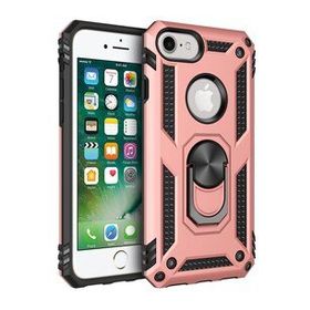 Newface iPhone 7 Sofya Yüzüklü Silikon Kapak Rose Kılıf