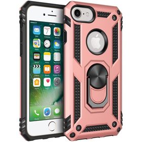 Newface iPhone 7 Sofya Yüzüklü Silikon Kapak Rose Kılıf