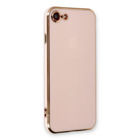 Newface iPhone 7 Volet Silikon - Pembe Kılıf