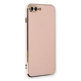 Newface iPhone 7 Volet Silikon - Pembe Kılıf