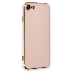 Newface iPhone 7 Volet Silikon - Pembe Kılıf