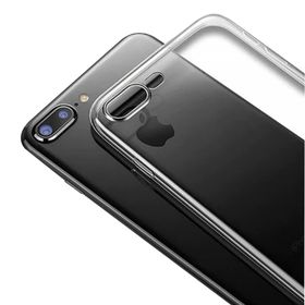Newface iPhone 8 Plus Lüx Şeffaf Silikon Kılıf