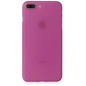 Newface iPhone 8 Plus PP Ultra İnce Kapak Pembe Cep Telefonu Kılıfı