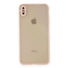 Newface iPhone X Montreal Silikon Kapak - Pembe Kılıf