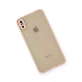 Newface iPhone X Montreal Silikon Kapak - Pembe Kılıf