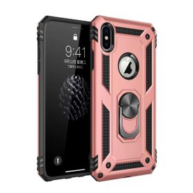 Newface iPhone X Sofya Yüzüklü Silikon Kapak Rose Kılıf