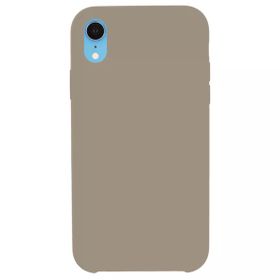 Newface iPhone XR Lansman Legant Silikon - Bej Kılıf
