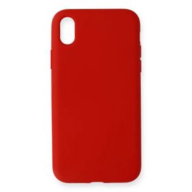 Newface iPhone XR Nano İçi Kadife Silikon - Kırmızı Cep Telefonu Kılıfı
