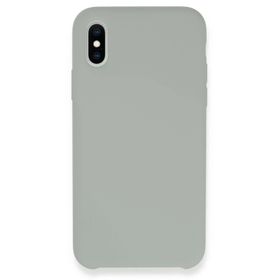 Newface iPhone XS Lansman Legant Silikon - Açık Gri Kılıf