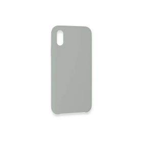 Newface iPhone XS Lansman Legant Silikon - Açık Gri Kılıf