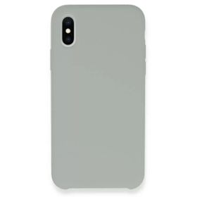 Newface iPhone XS Lansman Legant Silikon - Açık Gri Kılıf