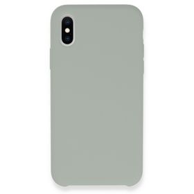 Newface iPhone XS Lansman Legant Silikon - Açık Gri Kılıf