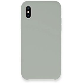 Newface iPhone XS Lansman Legant Silikon - Açık Gri Kılıf