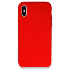 Newface iPhone XS Max Lansman Legant Silikon Kırmızı Cep Telefonu Kılıfı
