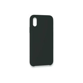Newface iPhone XS Max Lansman Legant Silikon Koyu Yeşil Cep Telefonu Kılıfı
