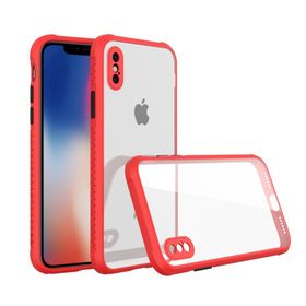 Newface iPhone XS Max Miami Şeffaf Silikon Açık Mor Kılıf