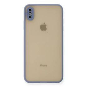 Newface iPhone XS Max Montreal Silikon Kapak Gri Cep Telefonu Kılıfı
