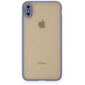 Newface iPhone XS Max Montreal Silikon Kapak Gri Cep Telefonu Kılıfı
