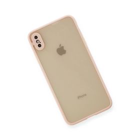 Newface iPhone XS Max Montreal Silikon Kapak Pembe Cep Telefonu Kılıfı