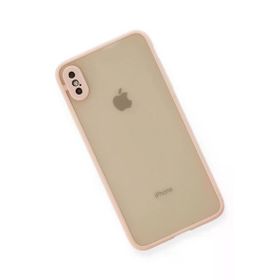 Newface iPhone XS Max Montreal Silikon Kapak Pembe Cep Telefonu Kılıfı