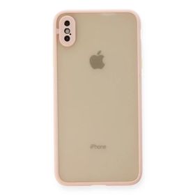 Newface iPhone XS Max Montreal Silikon Kapak Pembe Cep Telefonu Kılıfı