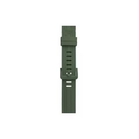 Newface KR408 Apple Watch 38 mm Koyu Yeşil Çizgili Silikon Kordon
