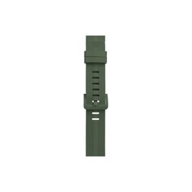 Newface KR408 Apple Watch 38 mm Koyu Yeşil Çizgili Silikon Kordon